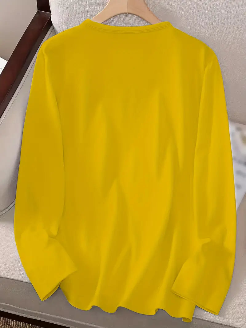 Odalina | Casual Smiley Wink Printed T-Shirt