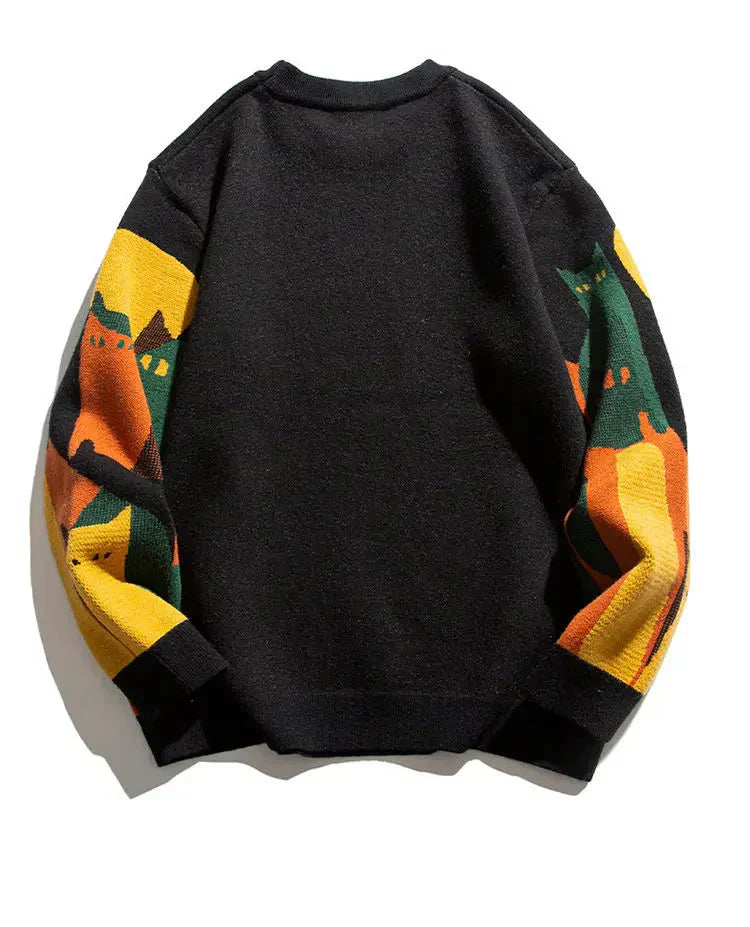Zaya | Moonlit Cat Sweater