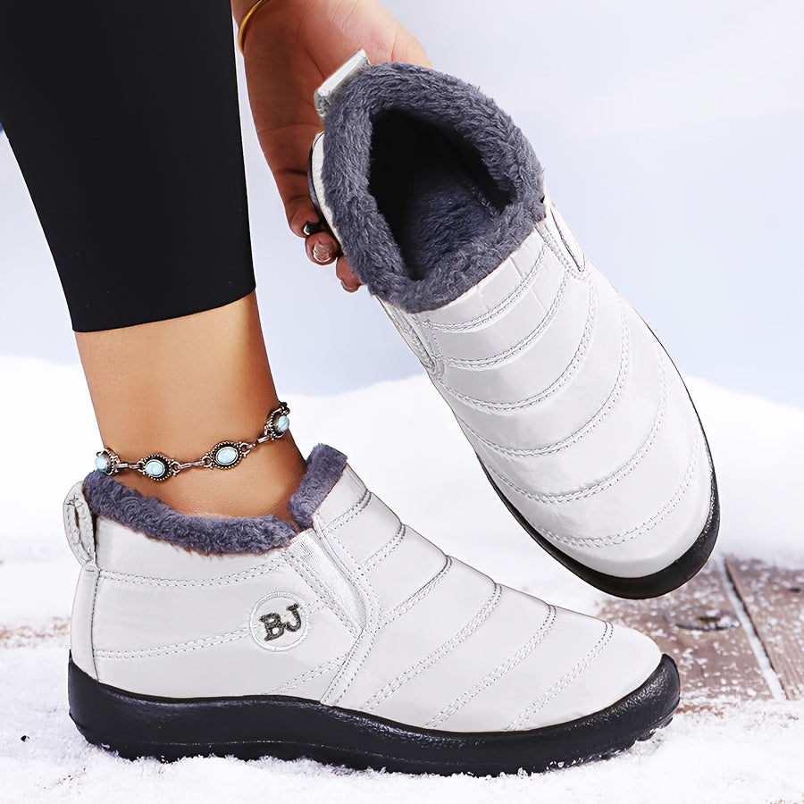 Victoria | Warm Winter Slip-On Boots